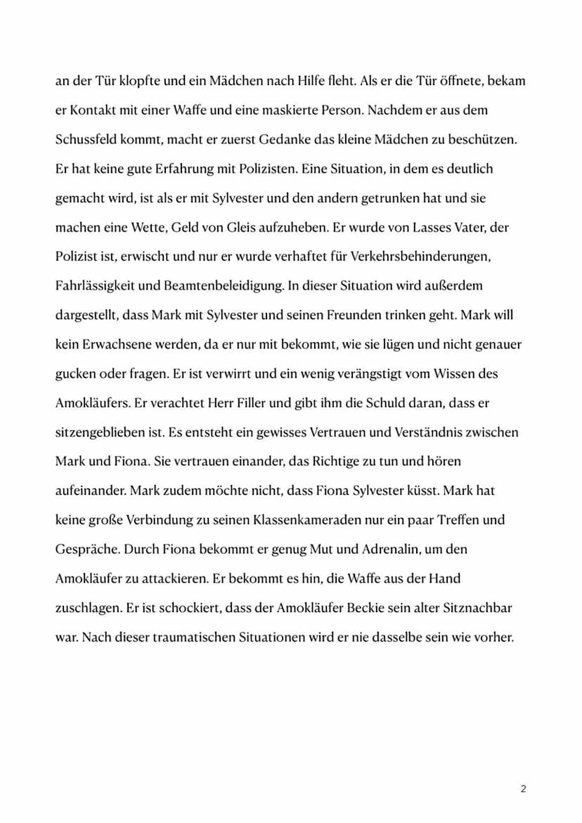 Sonntag, 25. Juni 2023
DARK
Einer der Hauptcharakter von „Was wir dachten, was wir taten" von Lea-Lina
Oppermann ist Mark Winter. Er hat bra
