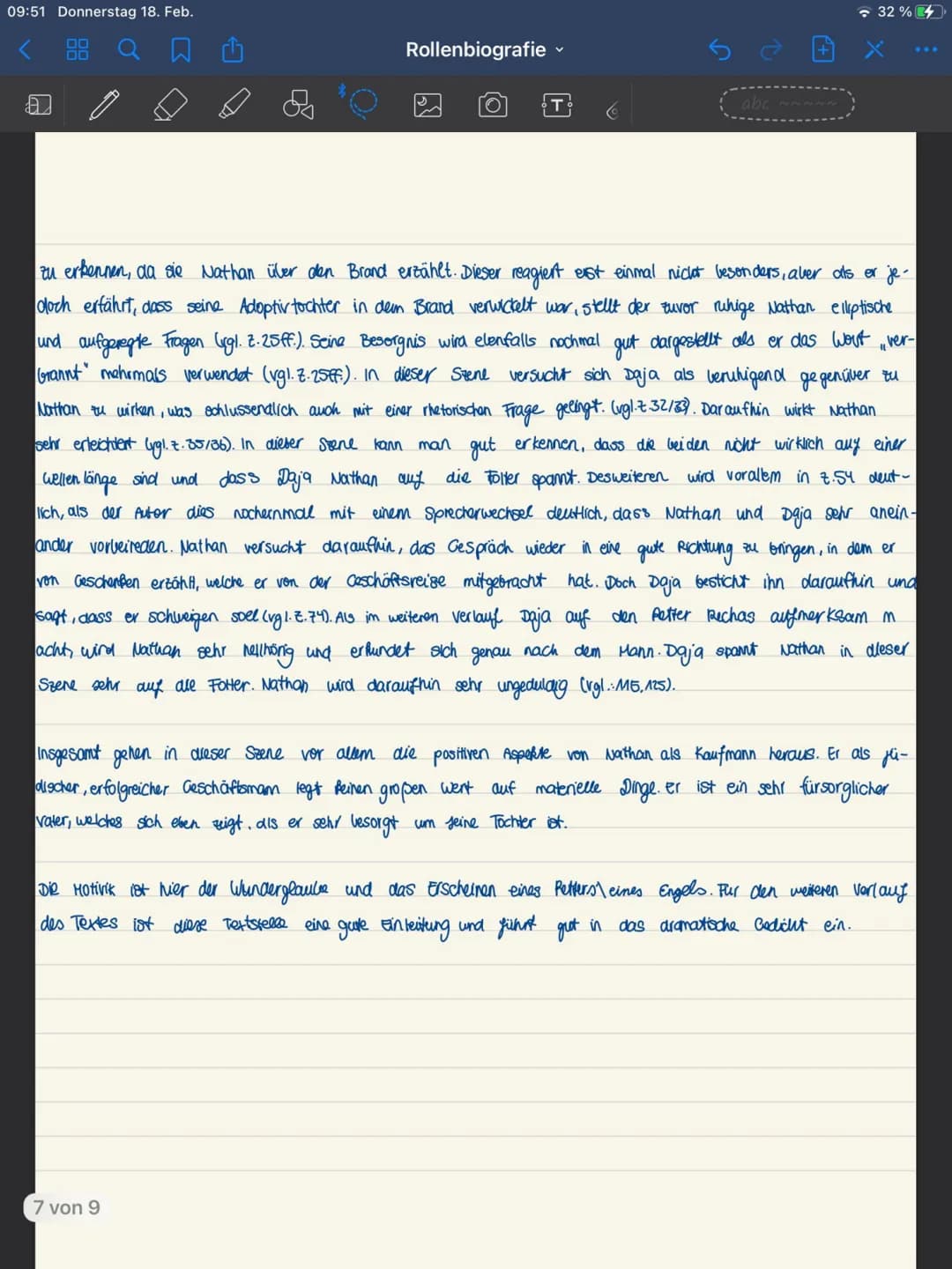 09:51 Donnerstag 18. Feb.
a
00
00
1
Textsorte: Drama / dramatisches Gedicht
1
exposition Stagung
WICHTIGES FÜR DIE ARBEIT
Entwicklung der Fi