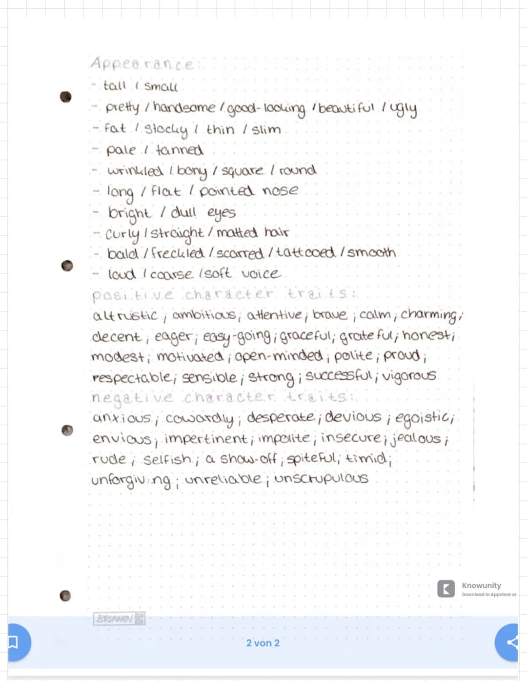 Summary
1. dies den Text mindestens ein mal genau durch. Nun mahierst du wichtige Text passagen und machst dir Notizen
und kurze Anmerkungen