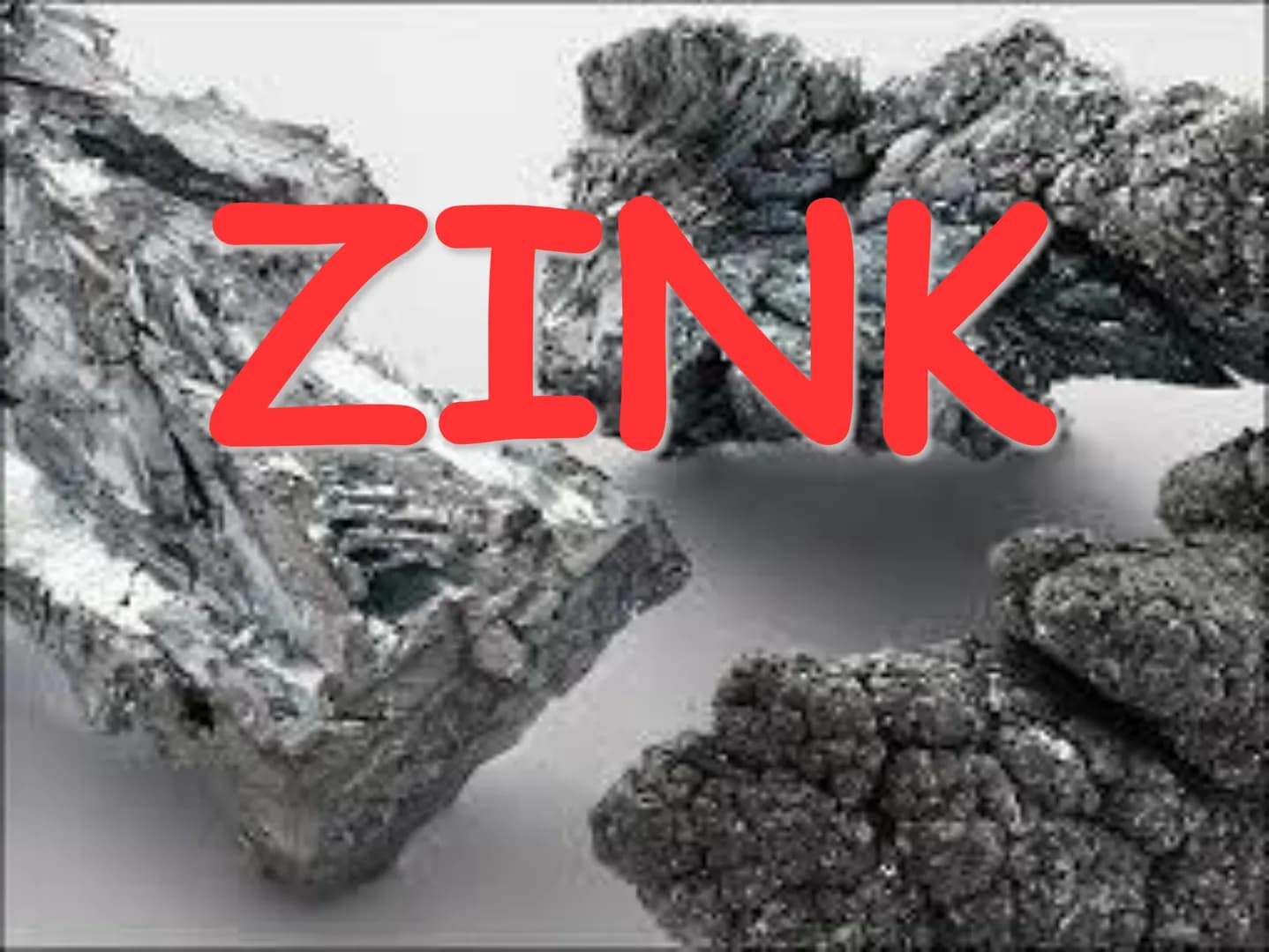 INK Steckbrief/
Eigenschaften Z
65,38
- Symbol: Zn
Ordnungszahl: 30-
unedles Metall
Farbe: bläulich-weiß
Bruch: silber-weiß
- spröde (20-100