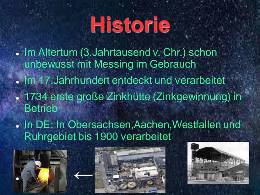 INK Steckbrief/
Eigenschaften Z
65,38
- Symbol: Zn
Ordnungszahl: 30-
unedles Metall
Farbe: bläulich-weiß
Bruch: silber-weiß
- spröde (20-100