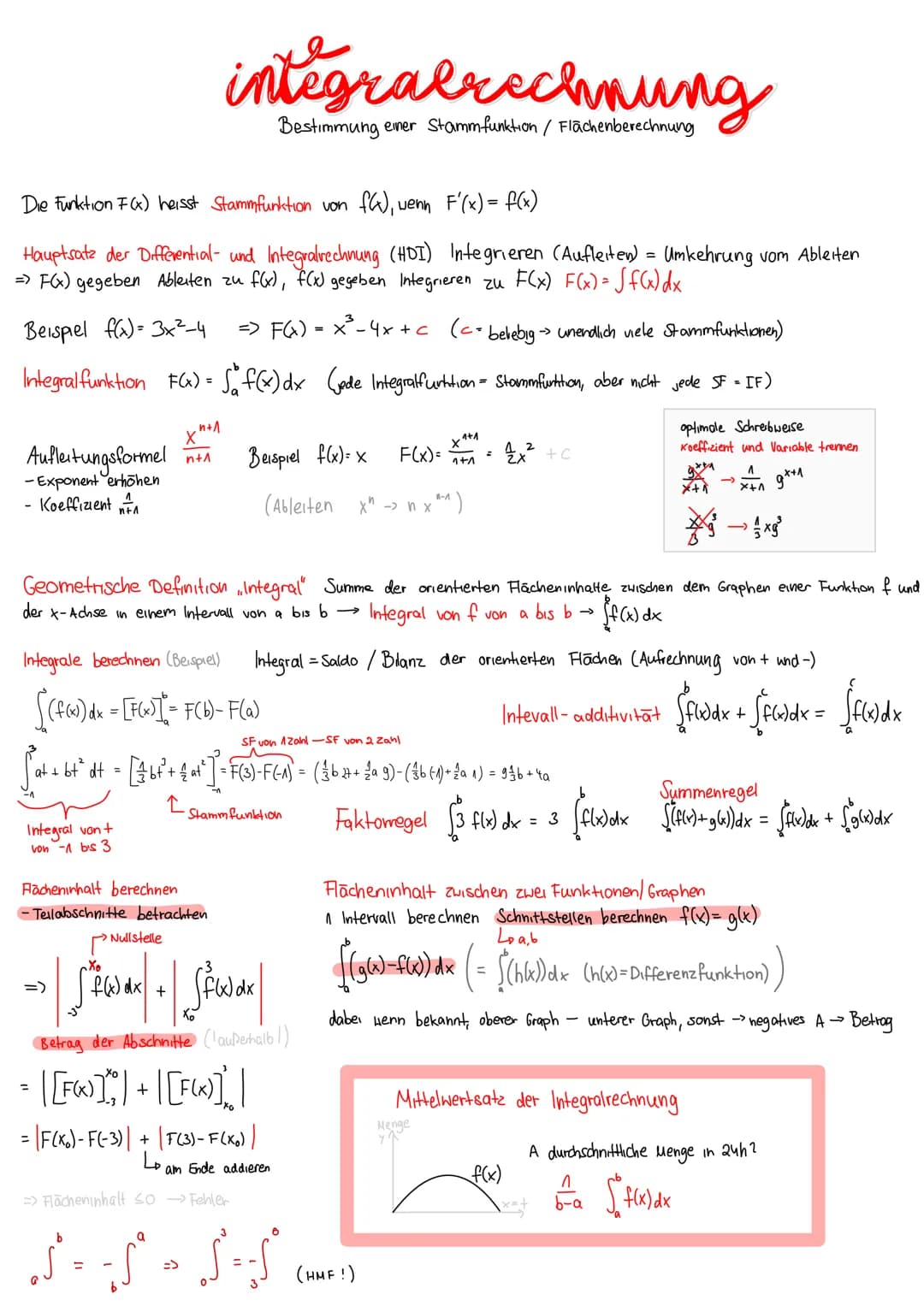 Kurvendiskussion
Symmetrie
achsensymmetrisch: f(-x) = f(x)
- Beispiel: f(x)= x² ; f(-x) = (-x)²
→ f(1) = 1; f(-1) = 1 + f(x) = f(-x)
punktsy