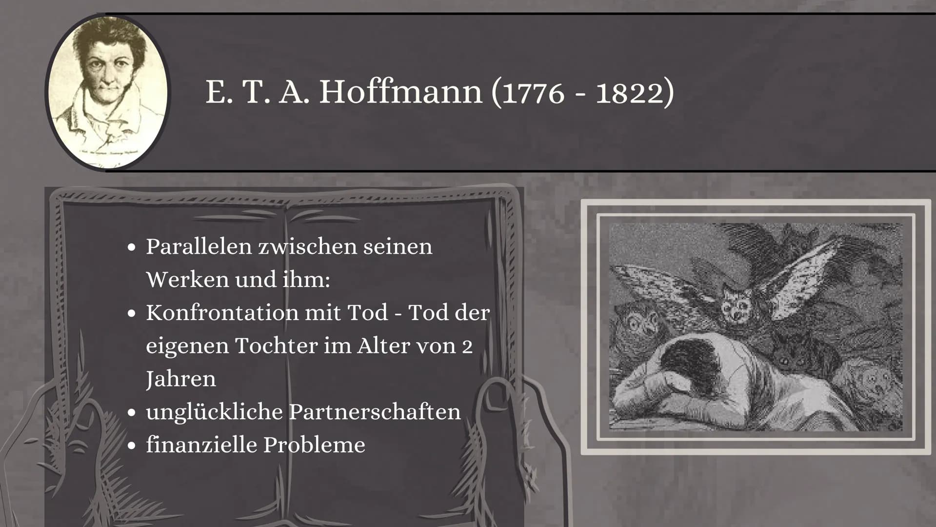 ETA HOFFM22
Dor Sandmanns
er
E.T.A Hoffmann 36%
athanael:
Etwas Entsetzliches ist in mein Leben
getreten! -Dunkle Ahnungen eines
grässlichen