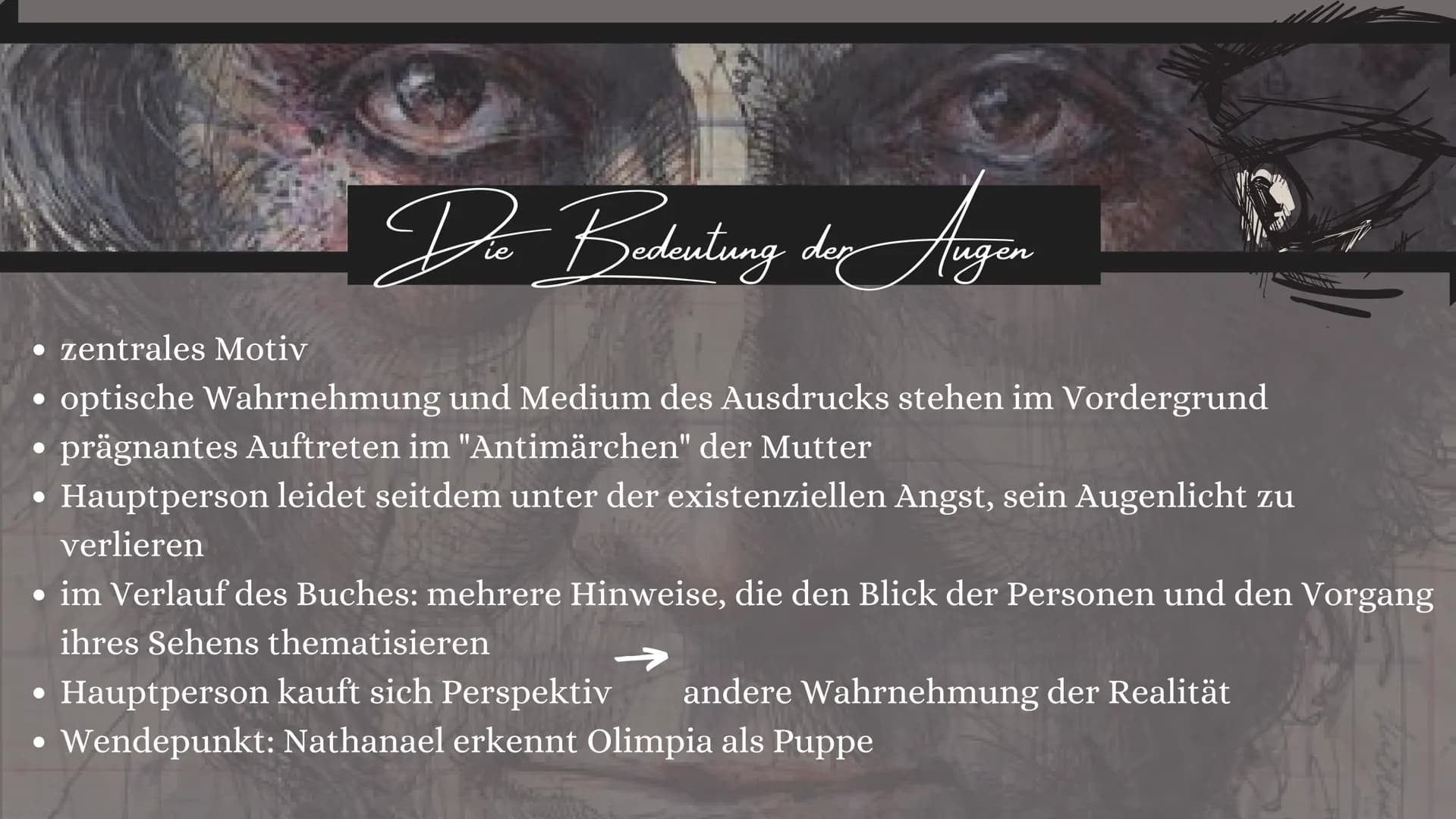 ETA HOFFM22
Dor Sandmanns
er
E.T.A Hoffmann 36%
athanael:
Etwas Entsetzliches ist in mein Leben
getreten! -Dunkle Ahnungen eines
grässlichen