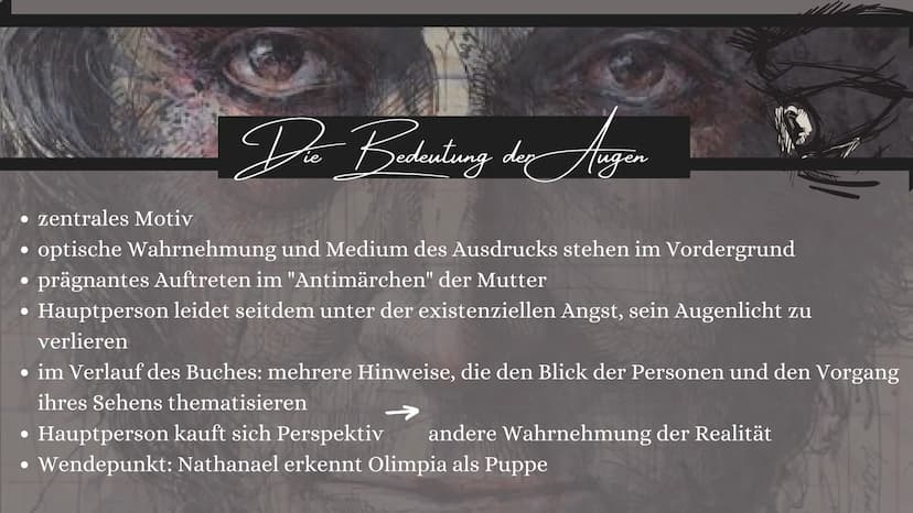 ETA HOFFM22
Dor Sandmanns
er
E.T.A Hoffmann 36%
athanael:
Etwas Entsetzliches ist in mein Leben
getreten! -Dunkle Ahnungen eines
grässlichen