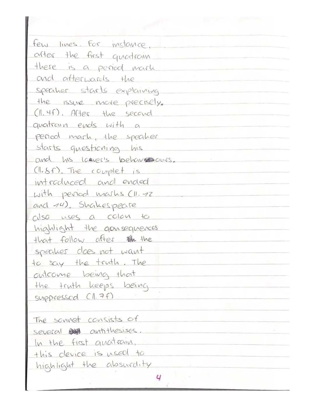Leistungskurs Englisch
Jahrgangsstufe Q2
Vorabitur Klausur Vorschlag Nr 21
Name: Amy Trieschmann
Simile
compare specker
MURSSON
Antithesis
m
