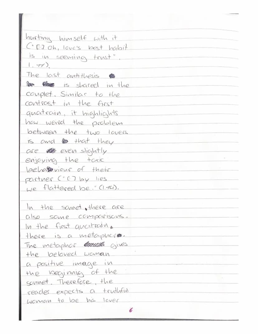 Leistungskurs Englisch
Jahrgangsstufe Q2
Vorabitur Klausur Vorschlag Nr 21
Name: Amy Trieschmann
Simile
compare specker
MURSSON
Antithesis
m