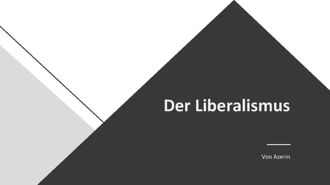 Liberalismus Präsentation