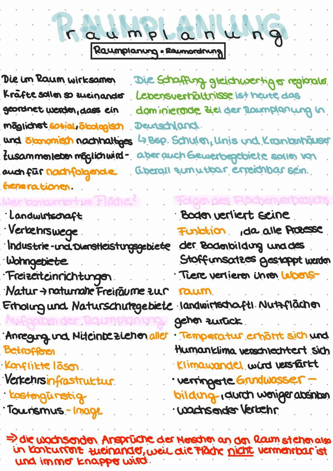 # aumplanung

Raumplanung Raumordnung

Die im Raum wirksamen
Kräfte sollen so zueinander
geordnet werden, dass ein

möglichst sosial, ōkolog