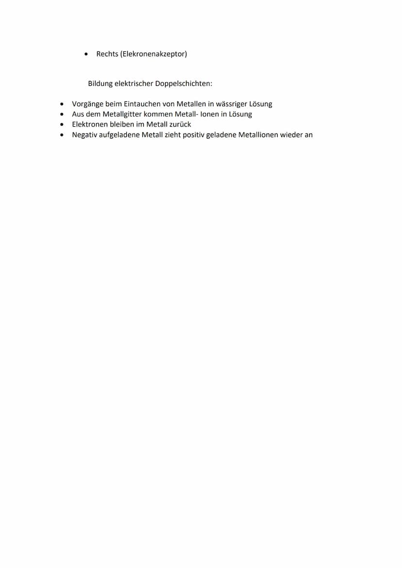 Chemie Klausur
Allgemeines:
● Reduktion: Elektronen Aufnahme
Oxidation: Elektronen Abgabe
● Redoxreaktion: Oxidation (Reduktionsmittel)+ Rea