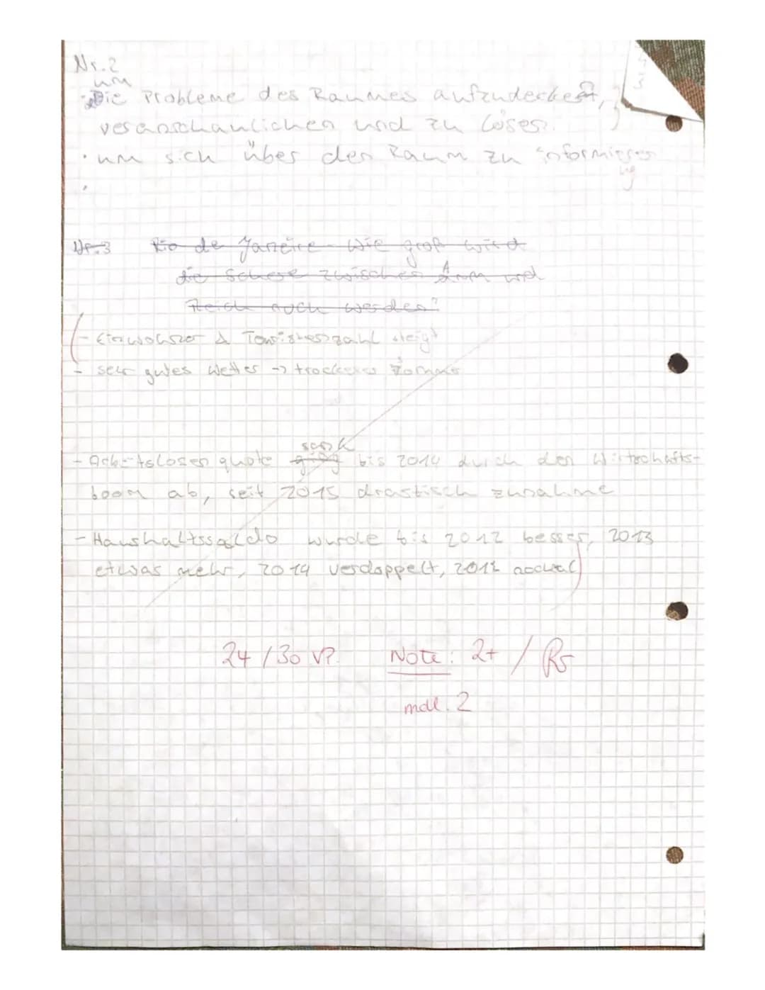 Klassenarbeit Nr. 1
Menschen prägen Räume
Geographie
Aufgabe 1: Daseinsgrundfunktionen
Nenne die Daseinsgrundfunktionen.
Begründe mit Beispi