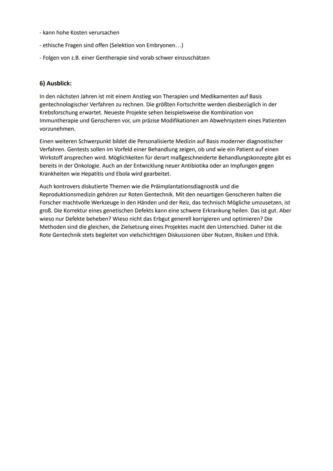 Grüne Gentechnik - ein Steckbrief
1) Definition:
Als Grüne Gentechnik wird die Nutzung gentechnischer Verfahren für die Landwirtschaft
bezei
