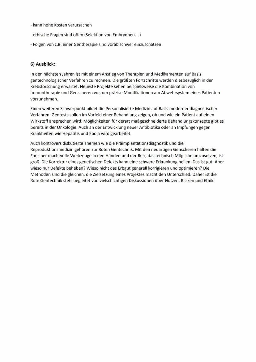 Grüne Gentechnik - ein Steckbrief
1) Definition:
Als Grüne Gentechnik wird die Nutzung gentechnischer Verfahren für die Landwirtschaft
bezei