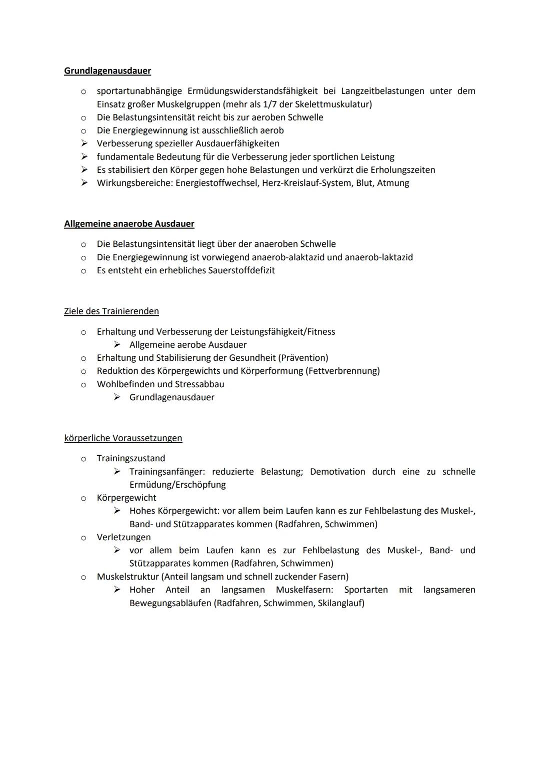 # Sport Thema Ausdauer

Begriffe

*   Aerob: Sauerstoffzufuhr und -verbrauch sind ausgeglichen
*   Anaerob: Sauerstoffverbrauch ist höher al