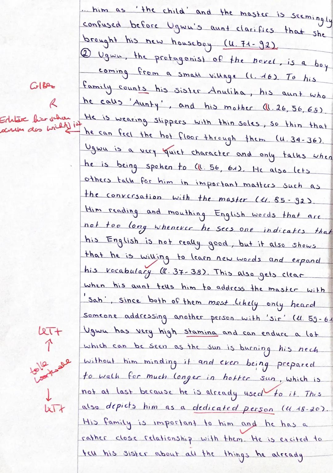 Assignments:

1. Point out the events depicted in the excerpt of the novel. (comprehension) (12)
2. Analyse how Adichie characterises the bo