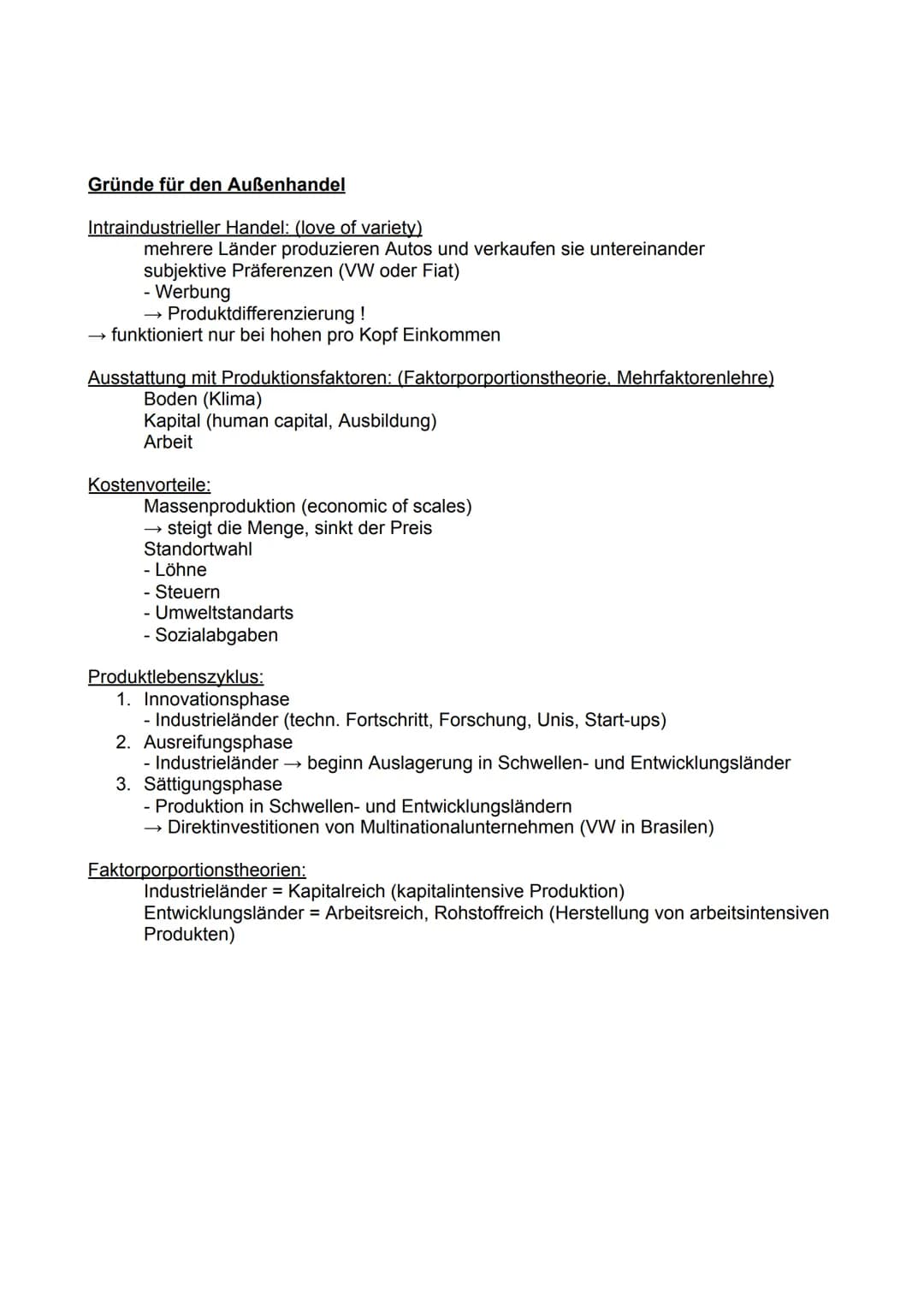   Datenreader:
-
Außenbeitrag:
- Differenz zwischen Exporten und Importen
- Importe < Exporte = Überschuss
Importe > Exporte = Defizit
VWL K