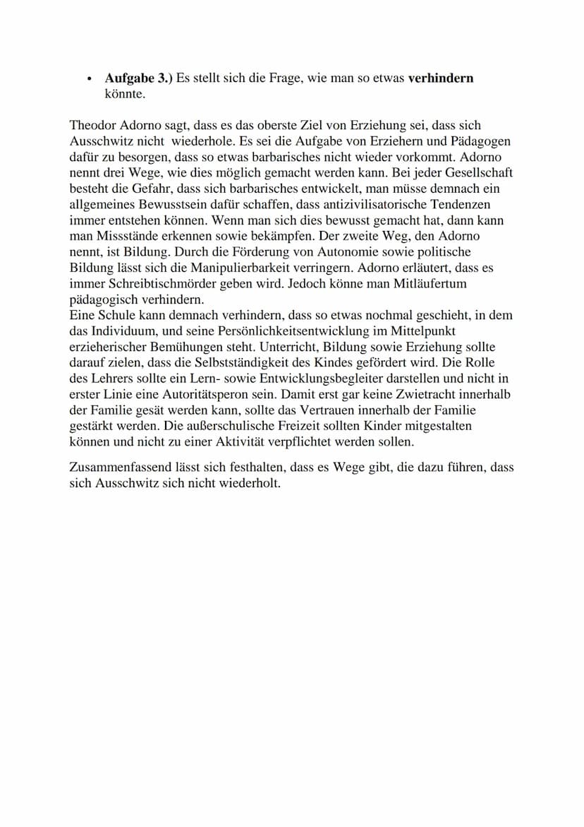 Erziehung im Nationalsozialismus
Vorbereitend auf den zweiten Weltkrieg entwickelten die Nationalsozialisten
unter der Führung Adolf Hitlers