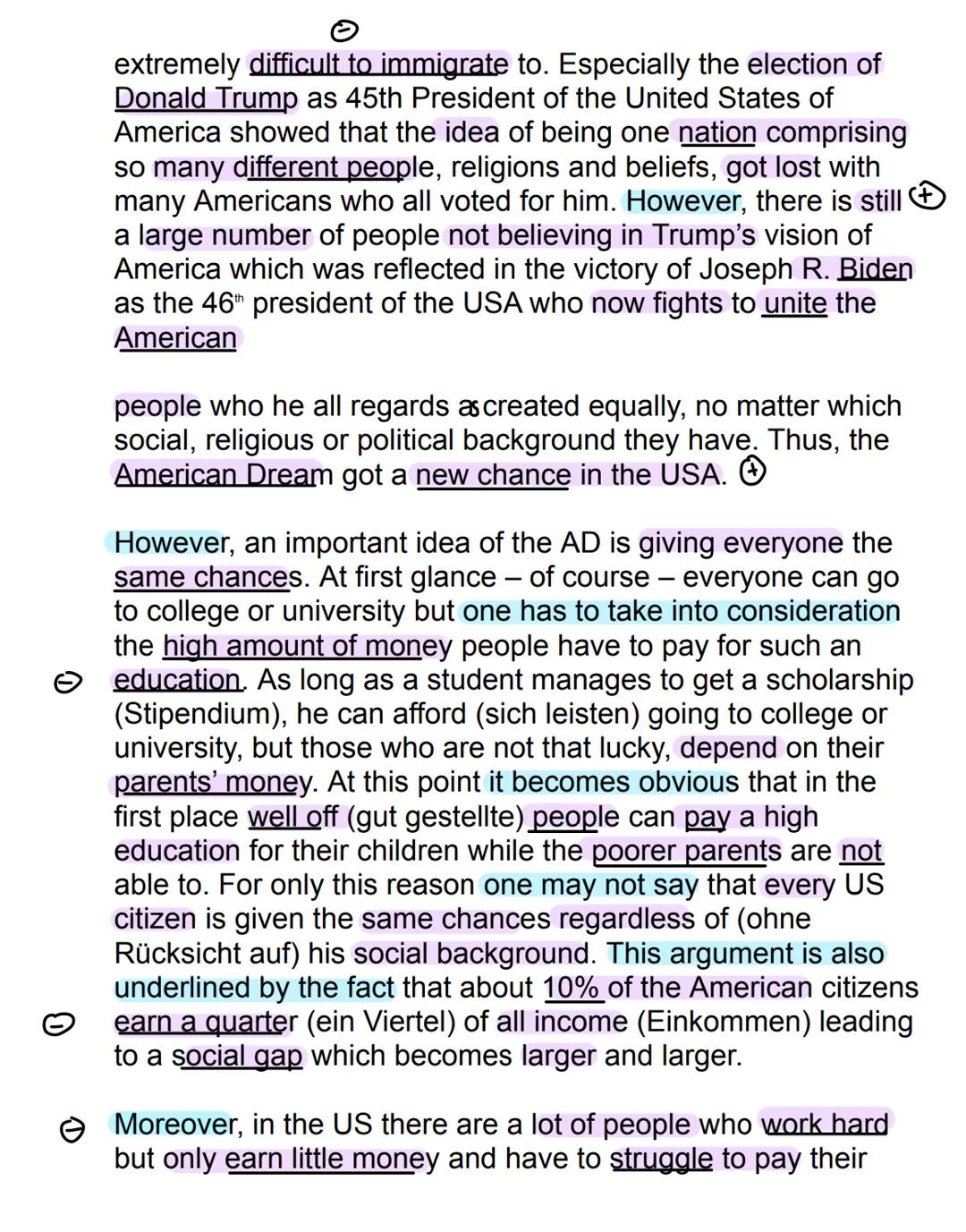 1. American Dream
History
- In the late 18th century, America consisted of (bestehen aus) 13 colonies which were
part of the British Empire.
