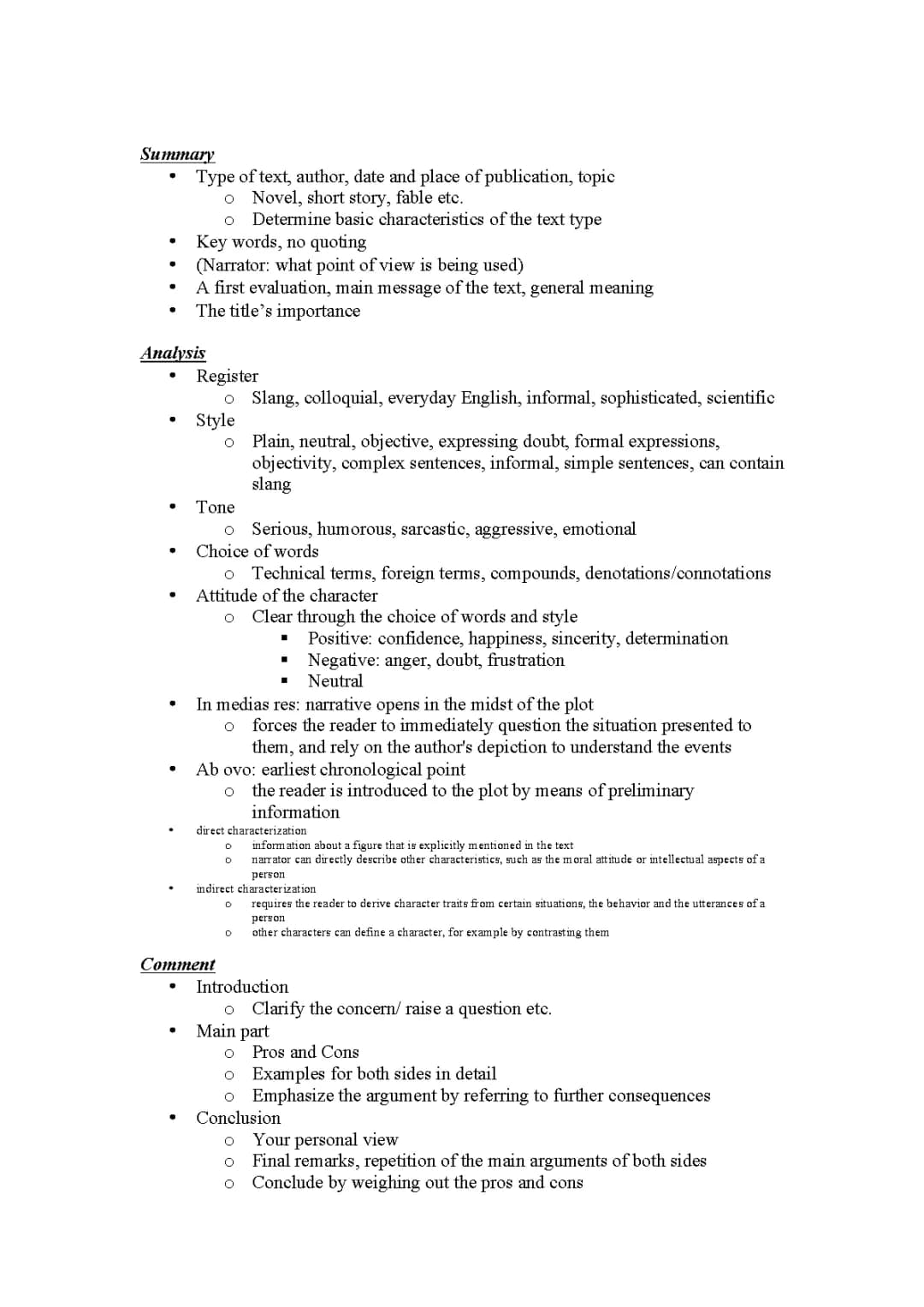 Fictional Text Analysis Examples and Tips for Kids