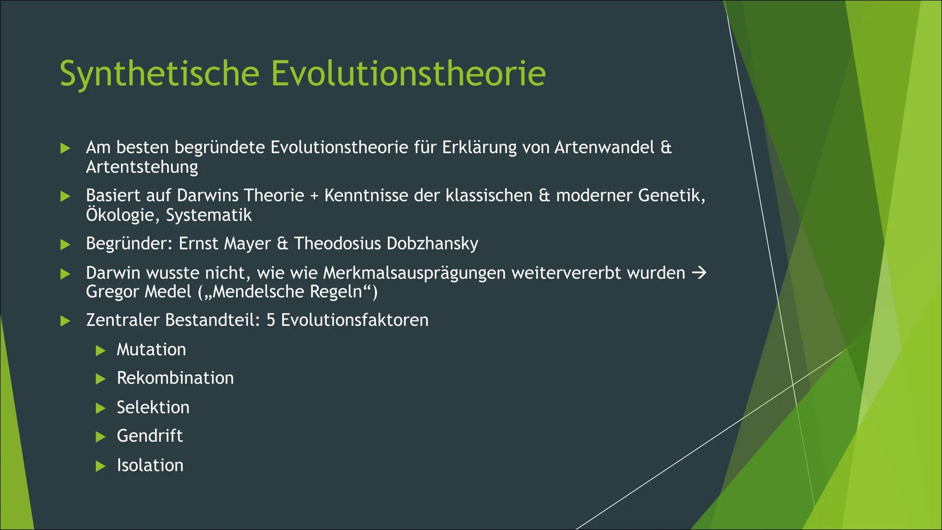 Die Evolution
Theorien nach Darwin und Lamarck Inhaltsverzeichnis
► Theorie der Artkonstanz
Definition: Art
Biographie von Lamarck & Darwin
