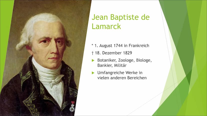 Die Evolution
Theorien nach Darwin und Lamarck Inhaltsverzeichnis
► Theorie der Artkonstanz
Definition: Art
Biographie von Lamarck & Darwin
