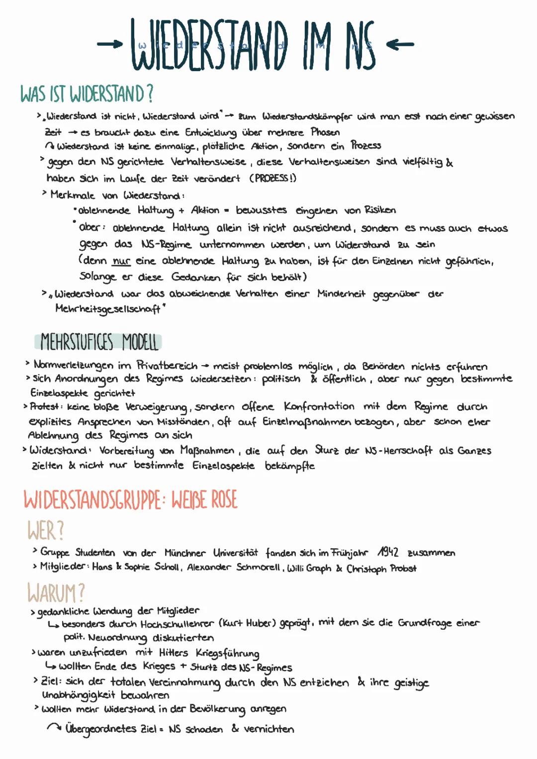 Widerstand NS 
