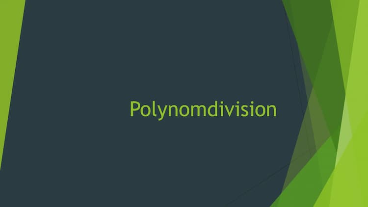 Know Polynomdivision thumbnail