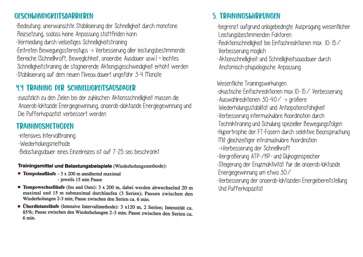 I.BEDEUTUNG DER SCHNELLIGKEIT IM SPORT
Schnelligkeit ist die Fähigkeit des nerv-Muskel-Systems, motorische
Aktionen in einem unter den gegeb