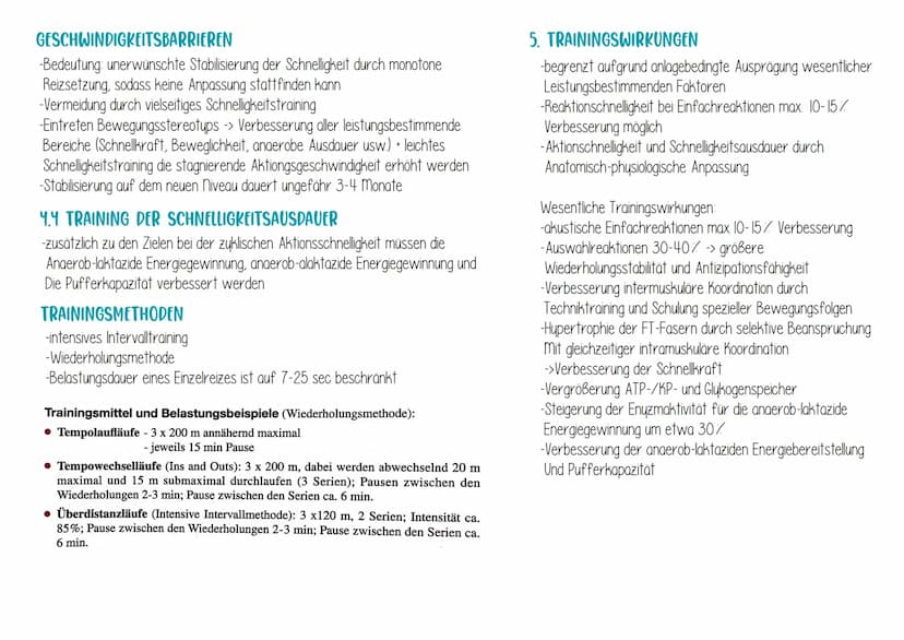 I.BEDEUTUNG DER SCHNELLIGKEIT IM SPORT
Schnelligkeit ist die Fähigkeit des nerv-Muskel-Systems, motorische
Aktionen in einem unter den gegeb