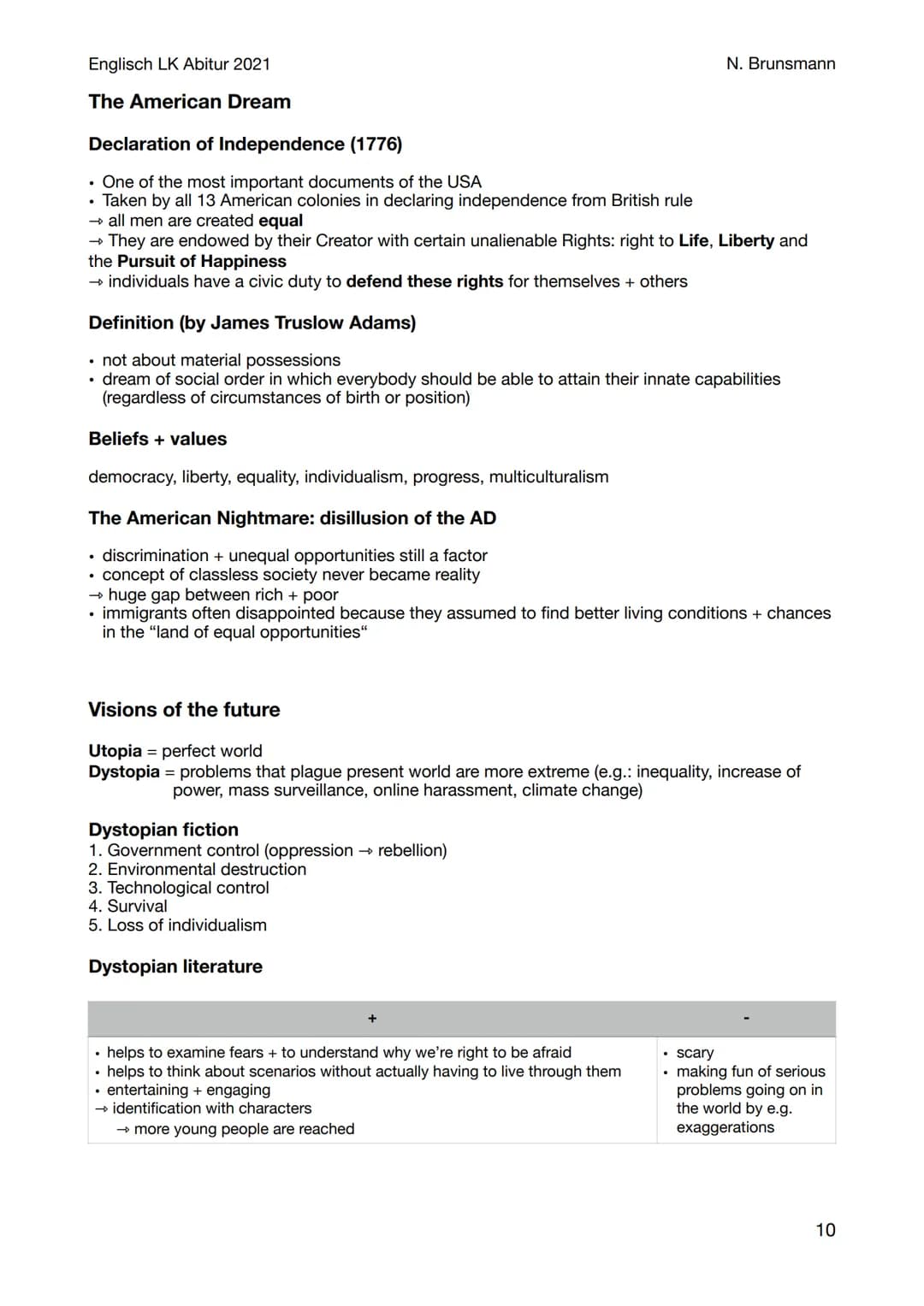 Englisch LK Abitur 2021
1)
Summary
1. Introduction
"The article/speech/poem ["title"] written/given by [author/speaker/poet] in [place] on [