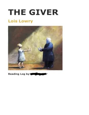 Know Reading log ,,The giver‘‘ thumbnail