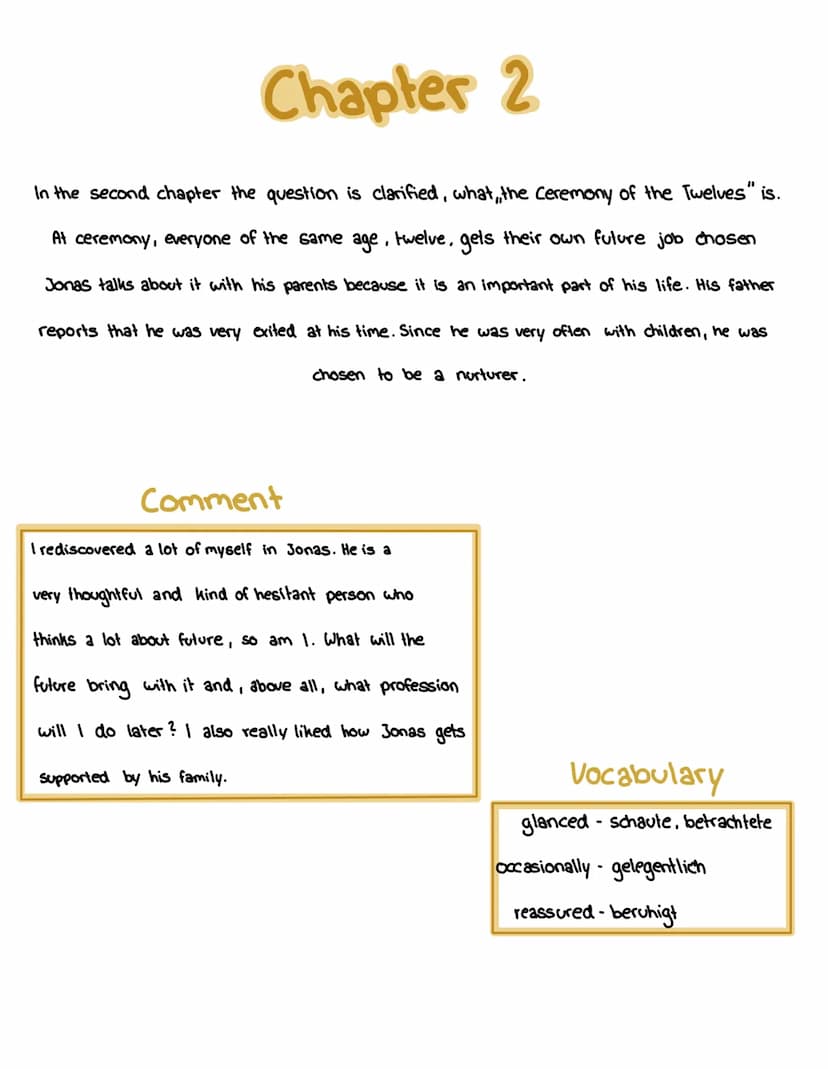 THE GIVER
Lois Lowry
Reading Log by Chapter 1
In the first chapter, you will learn about the community life and an older memory of Jonas
whi