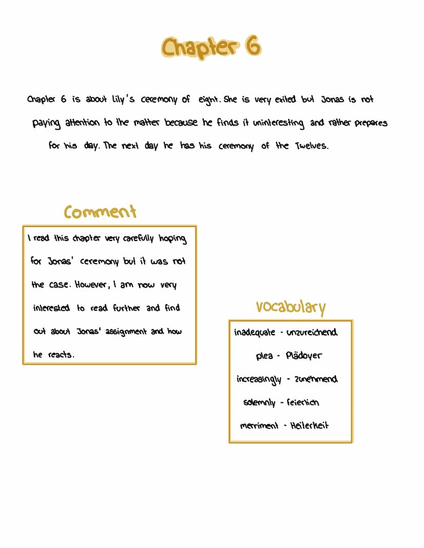 THE GIVER
Lois Lowry
Reading Log by Chapter 1
In the first chapter, you will learn about the community life and an older memory of Jonas
whi