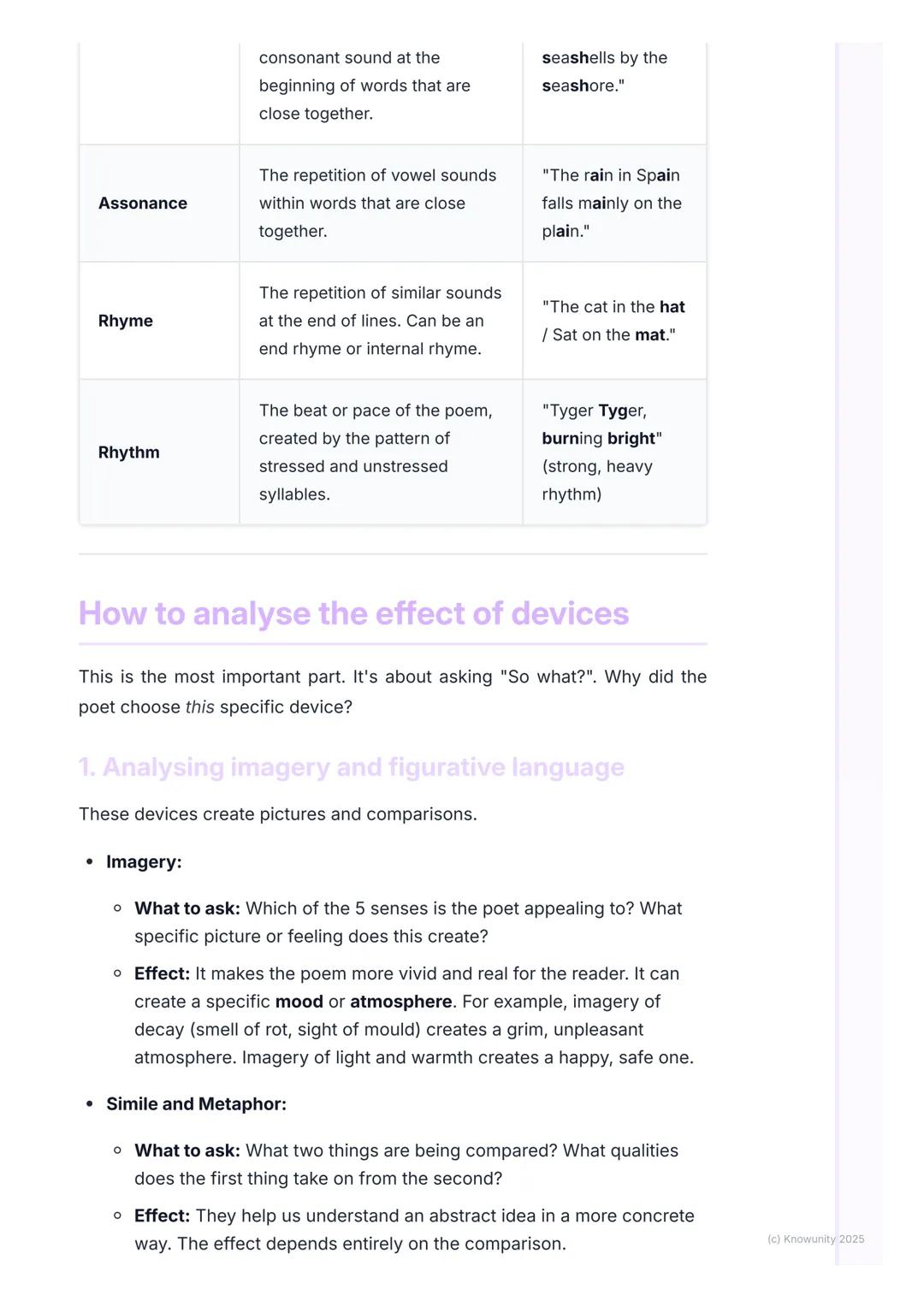 # Analysing Poetic Devices

## Getting started with poetic devices

Poetic devices are basically the tools a poet uses to create meaning and
