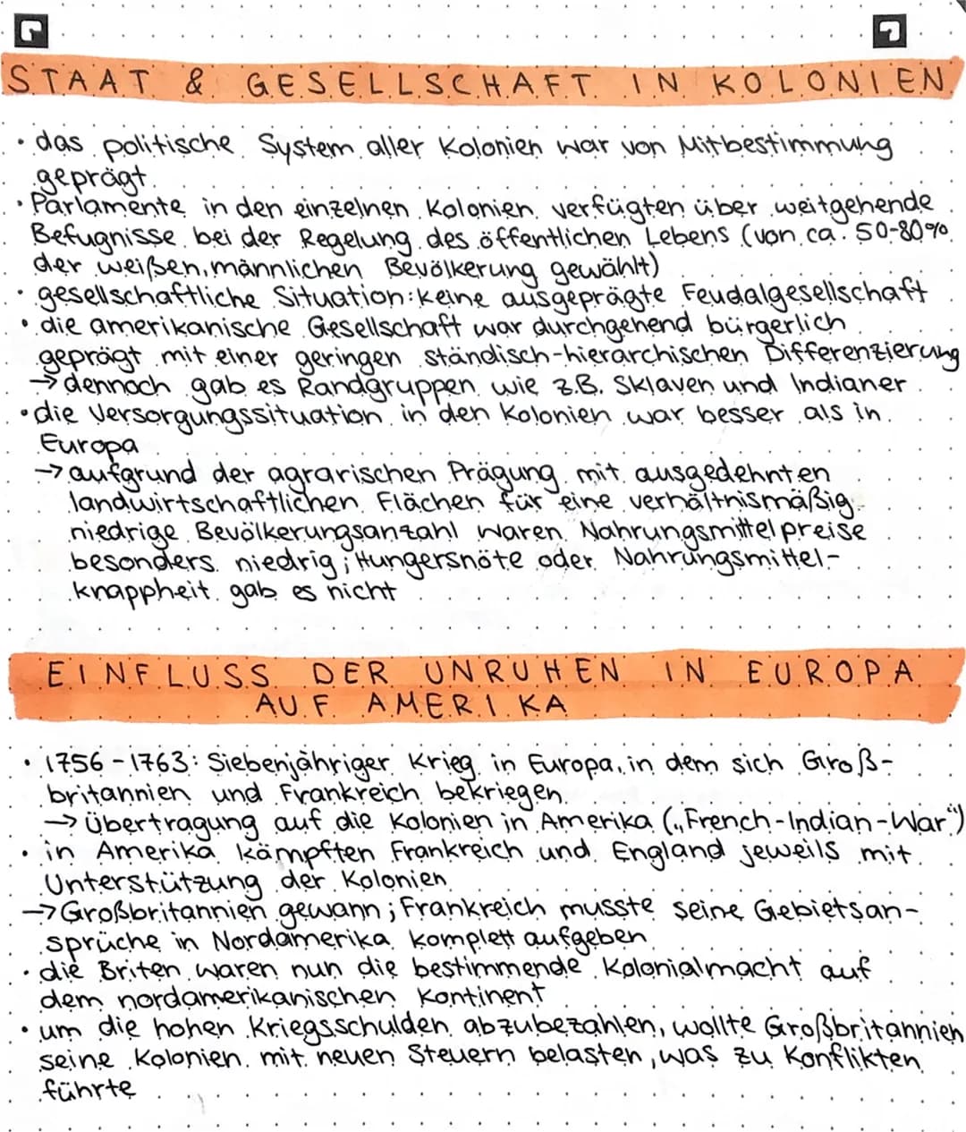 VORGESCHICHTE
• um 1620 wurden von anderen Ländern Kolonien auf dem
Gebiet der heutigen USA gegründet.
vor allem Kolonien von Briten und Fra