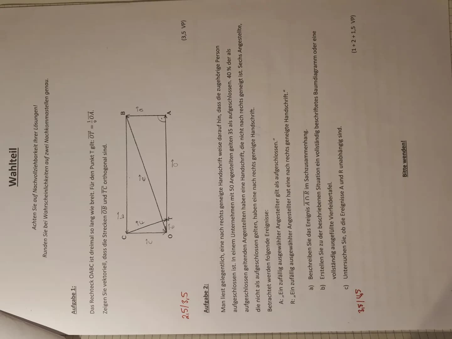 Aufgabe 1:
Berechnen Sie das Integral f2e²x + 1 dx.
111
Aufgabe 2:
Gegeben sind die Ebene E: *-
ga: x=a+t3,tER.
4
0.3
0.2
0.1
a) Zeigen Sie,