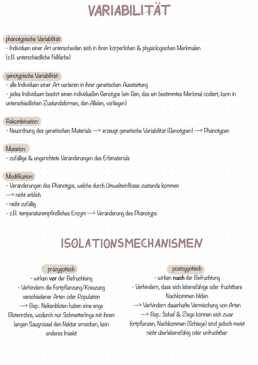 Morphologischer Artbegriff
Alle Individuen gehören zu einer Art, die in ihren wesentliche
Merkmalen übereinstimmen
z.B. in der Gestalt und A