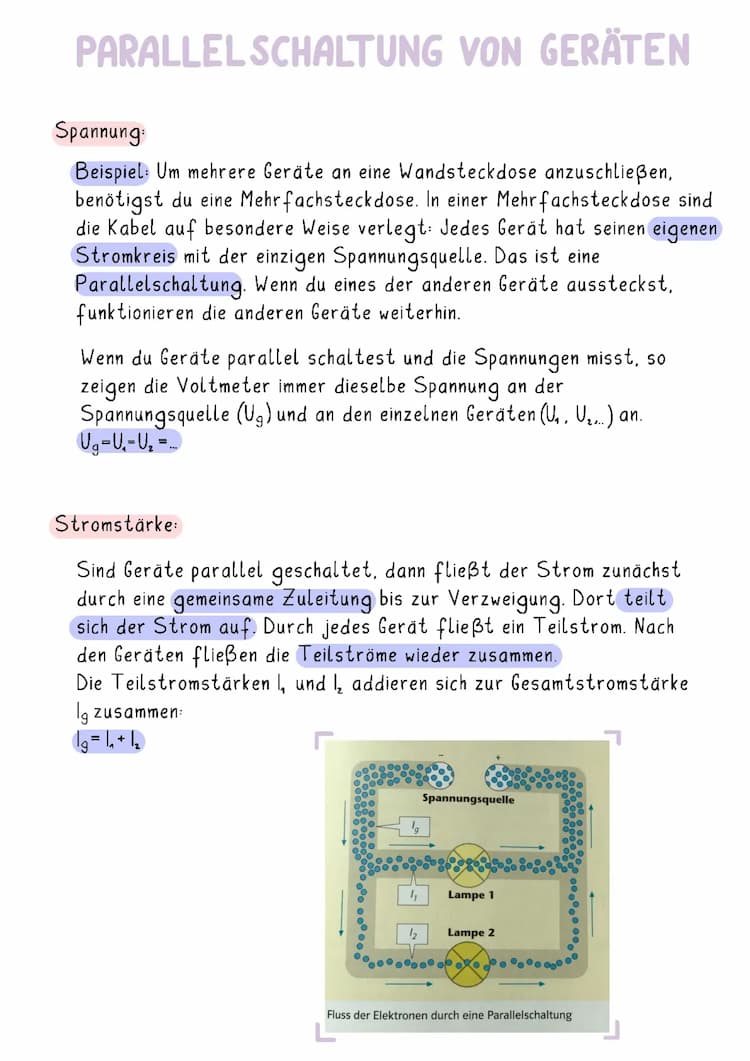 Know Parallelschaltung von Geräten  thumbnail