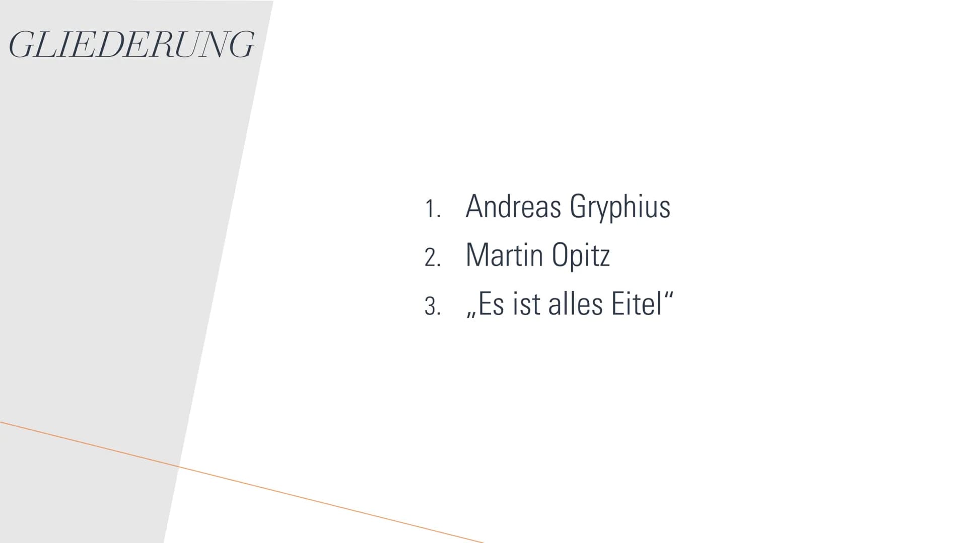 ANDREAS GRYPHIUS
UND
MARTIN OPITZ
DICHTER DES BAROCKS Referat
Martin Opitz von Boberfeld
(23.12.1597 - 20.08.1639)
Er starb an einer Pesterk