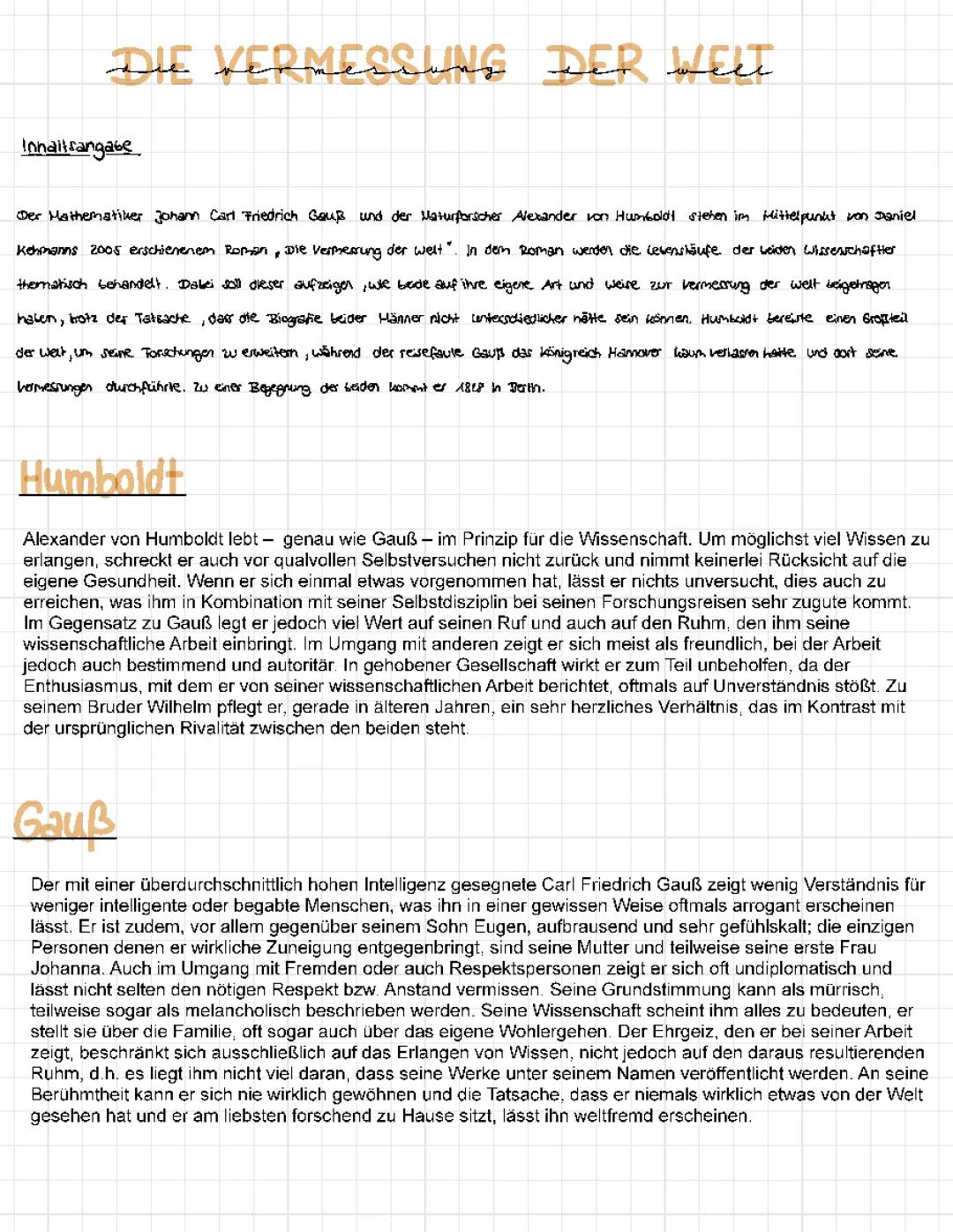 Die Vermessung der Welt