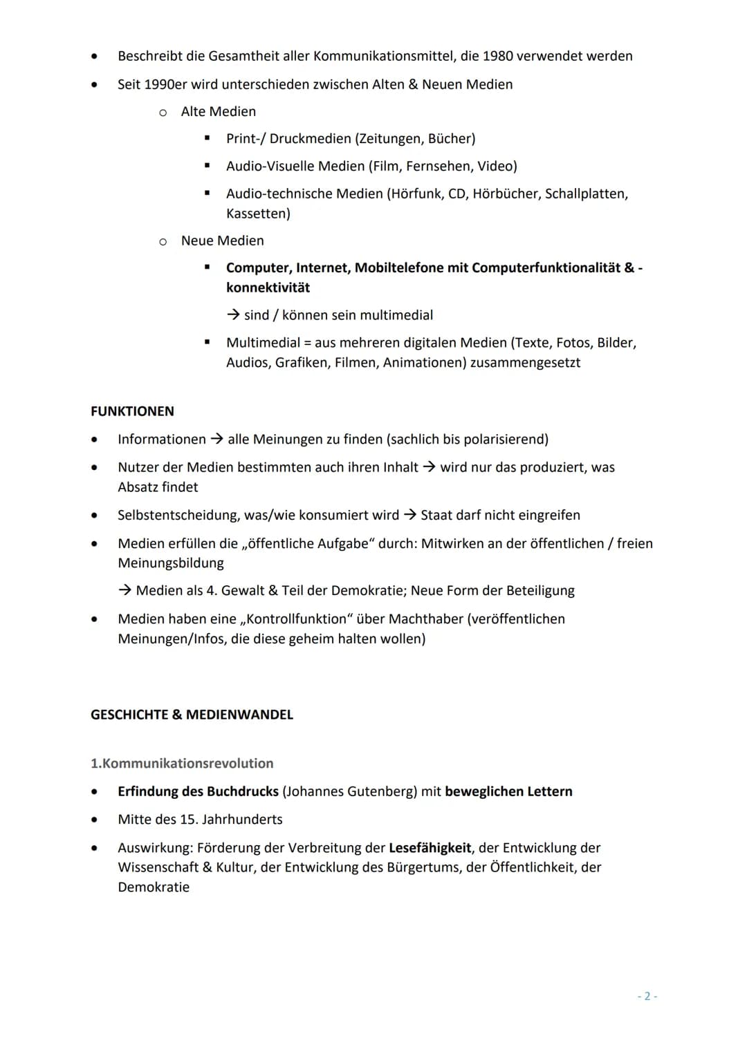 Abitur T4: Sprache, Medien, Lesen
MEDIEN.
DEFINITION..
FUNKTIONEN.
GESCHICHTE & MEDIENWANDEL
1. Kommunikationsrevolution.
2. Kommunikationsr