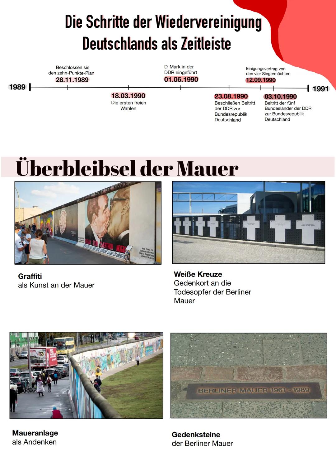# Mauerfall

Allgemeine
Informationen

*   Unter dem Mauerfall versteht man die Öffnung der Grenze, die
    zwischen der DDR und der Bundesr