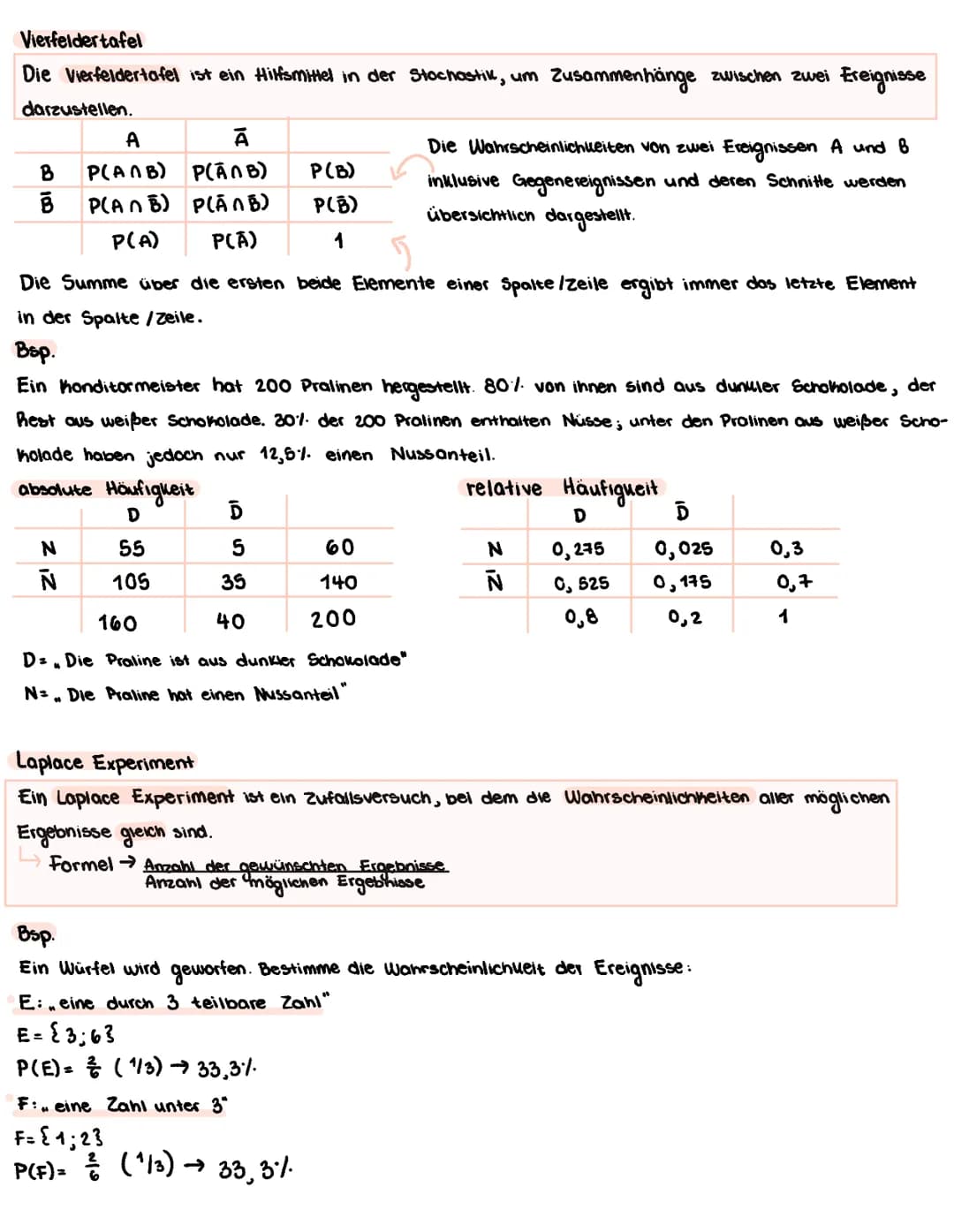 2 Die erste Kugel wird nach dem Ziehen nicht zurückgelegt. Weisen Sie nach:
P(EnF) # P(E). P(F)
E= {aa; ah}
P(E)= 3/5.2/4 + 3/5 2/4
3/10 + 3
