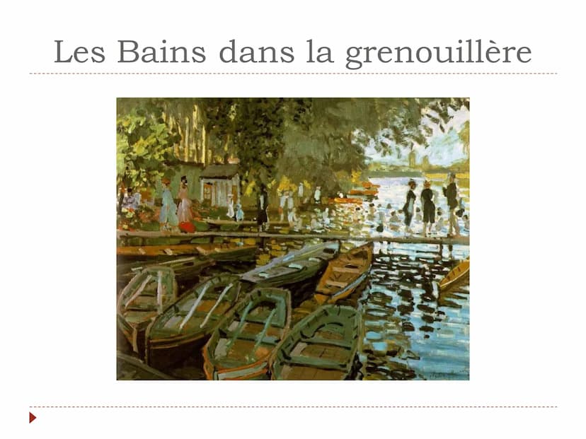 Claude Monet
Impressionnisme Nom de l'école
La matière
Prof
Nom de présentateur
E Jā
Oscar Claude Monet était un artiste de l'époque de l'im