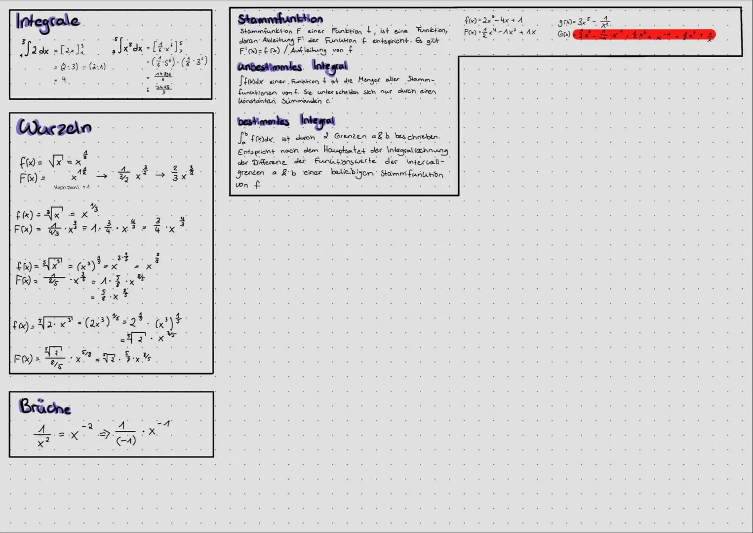 Allgemeines Vorgehen
Bsp: f(x) = x² - 4x
Integral rechnung
(1) Nullstellen bestimmen.
• fid=0
*²(x²²-4)=0
x=O
oder
-x₁=--2
X₂ O
¹*3=2
x²-4=0