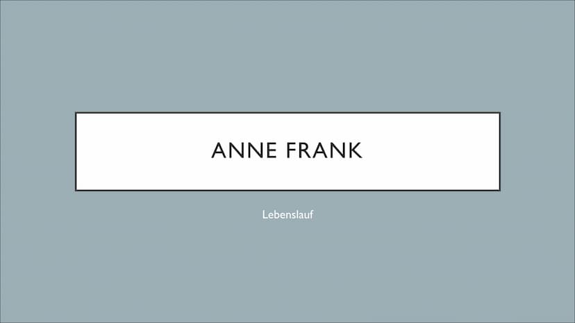 ●
●
●
●
●
●
INHALTSVERZEICHNIS
Einstieg
Lebenslauf
Geschichtlicher Hintergrund
Zum Tagebuch/Inhalt
Analyse erster Eintrag
Analyse Brief an K