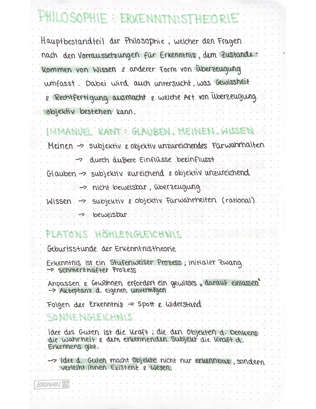 PHILOSOPHIE ERKENNTNISTHEORIE
Hauptbestandteil der Philosophie, welcher den Fragen.
nach den Vorraussetzungen für Erkenntnis, dem Zustande.
