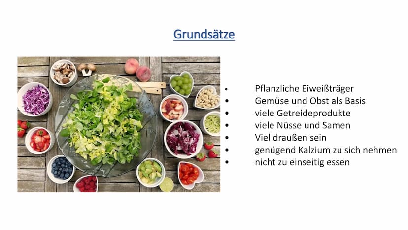 Die vegane Ernährung
V Vegane Ernährung
1.
ܣ ܐ ܩ ܩ ܐ ܣ ܐ ܪ
2.
3.
4.
5.
6.
7.
8.
Definition Veganismus
Die Ernährung
Gründe für das vegane Le