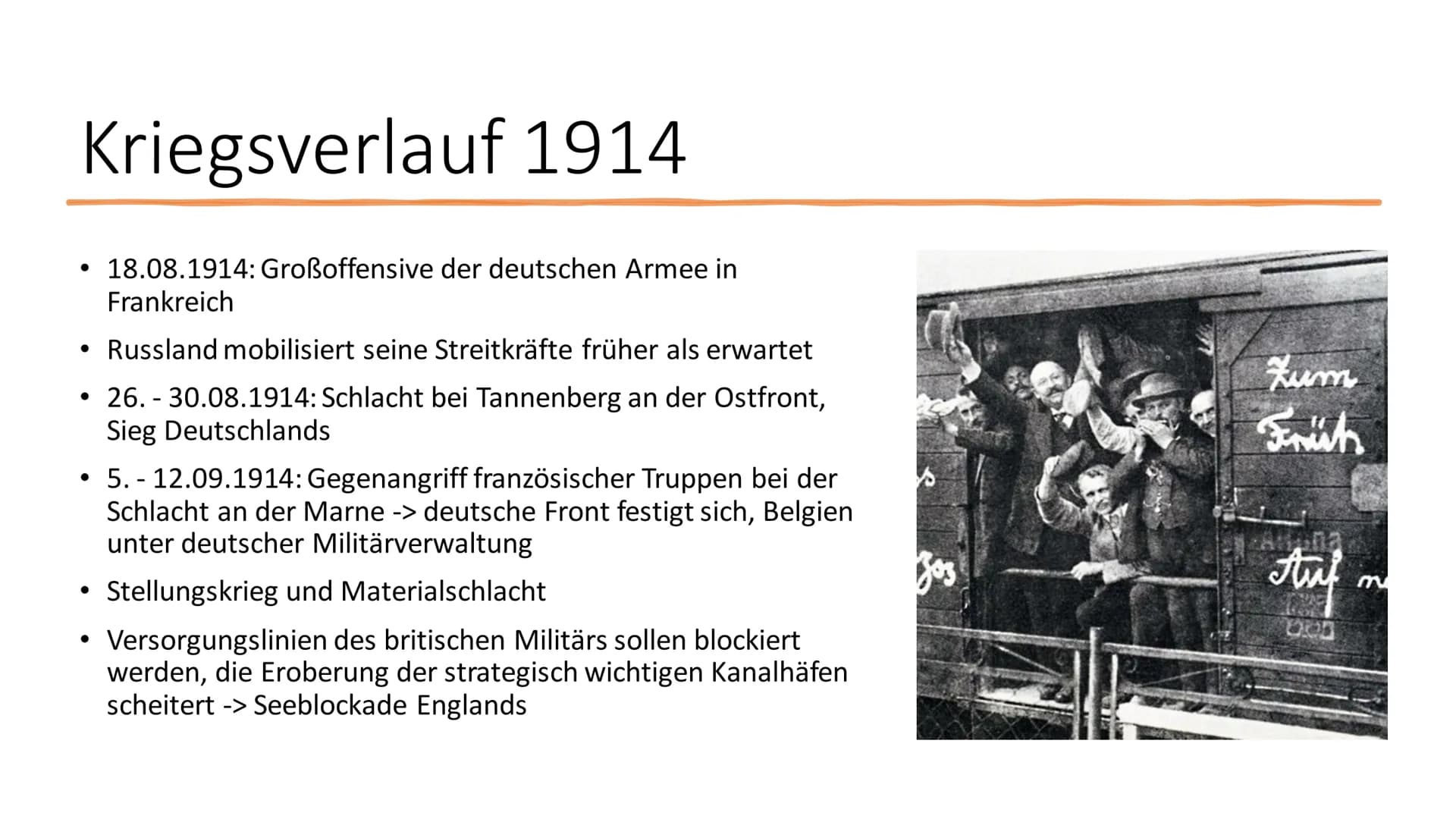 Der Erste
Weltkrieg
1914 - 1918
Von Muthen über Metz nach Paris
Kabur B Inhaltsverzeichnis
Thema
• Auslöser des Ersten Weltkriegs
●
Die Juli