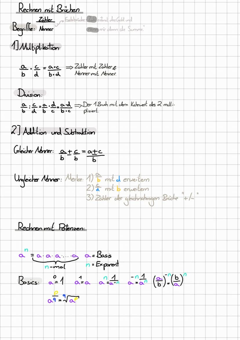 MATHE-GOOD-TO-KNOWS
Zahlenmengen:
→
TR
alle
8
Q
Z
58
R: Reele Zahlen
ganzen
-1.79
-10
√3
Q: Rationale Zahlen
4
Zahlen & Brüche
Z: Ganze Zahl